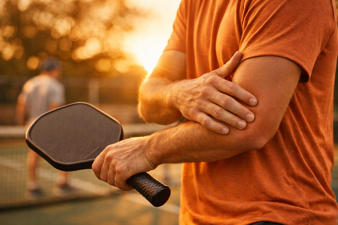 Why Elbow Pain Is Common in Pickleball — and Equipment Choices That Reduce It