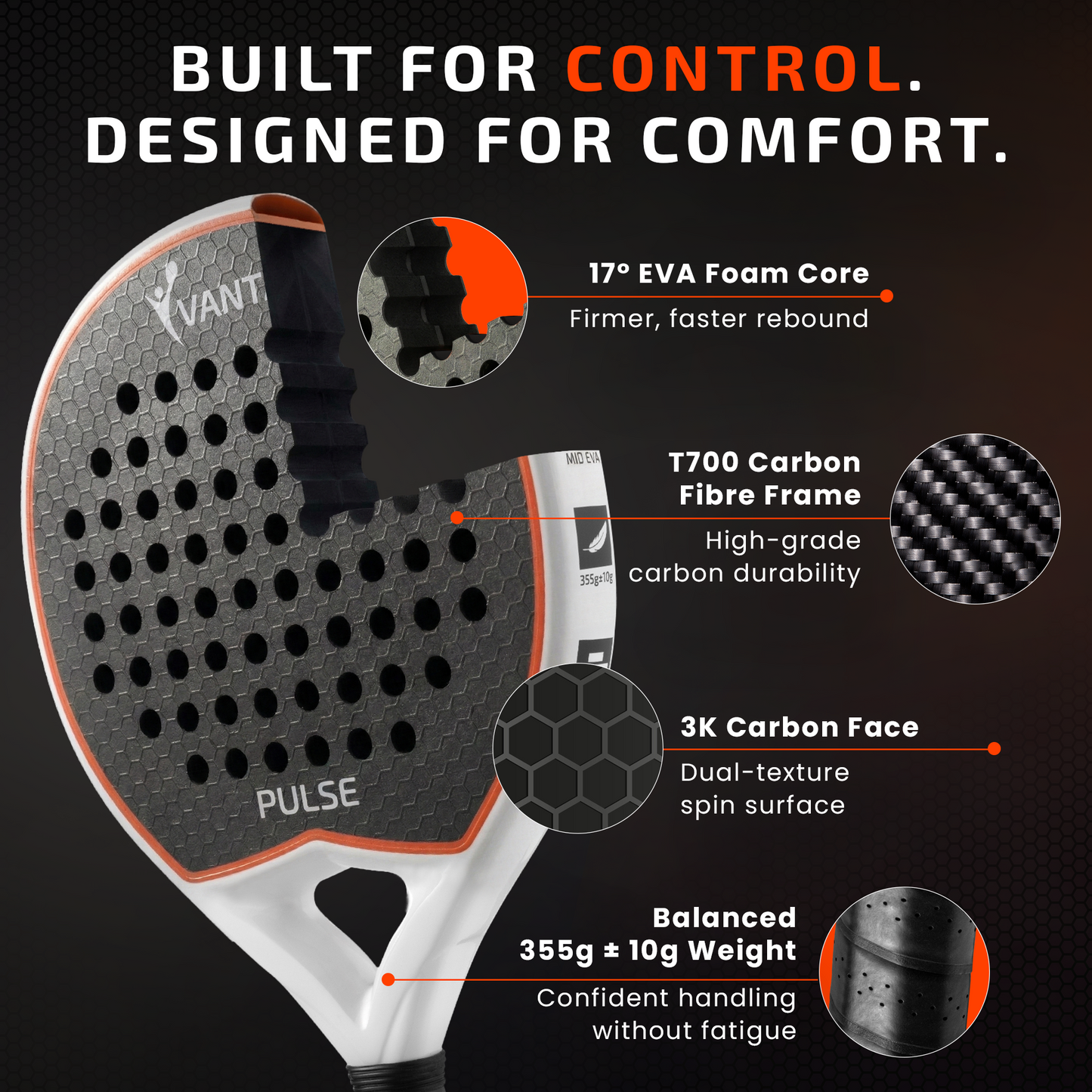 VANTA PULSE Padel Racket Bundle