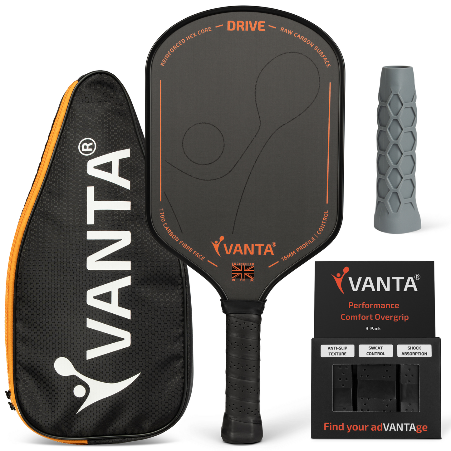 VANTA DRIVE 16mm Pickleball Paddle Bundle