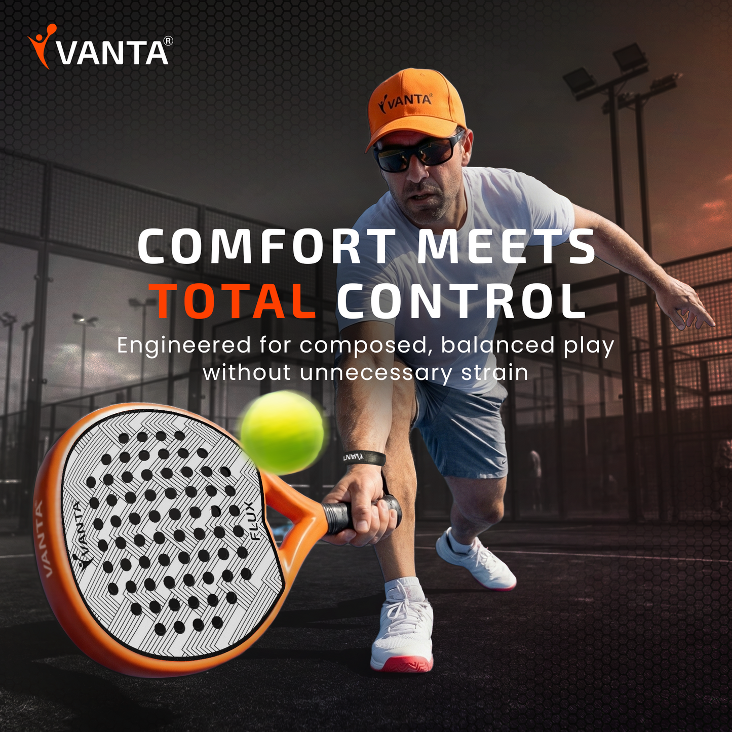 VANTA FLUX Padel Racket Bundle