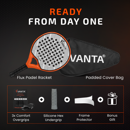 VANTA FLUX Padel Racket Bundle